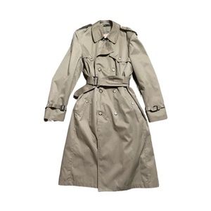 Stafford Classic Double Breasted Trench Coat - 40 Short